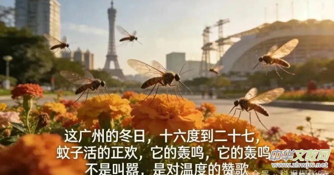 笑琰新詩(shī):冬月二十九的蚊子 笑琰新詩(shī):冬月二十九的蚊子